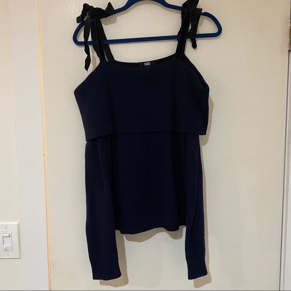 Paige cold shoulder sweater